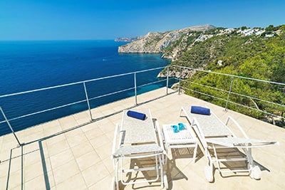 Villen mit Meerblick