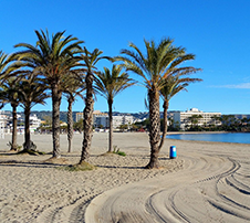 Sandy beach El Arenal